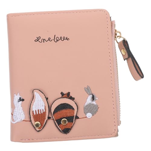 VANZACK 1stk Brieftasche Mit Critter-Print Bifold Geldbörse Für Mädchen Geldbeutel Mädchen Geldbörse Für Kinder Tasche Mit Mehreren Haltern Falten Multi-kartenhalter Damen Mini Metall von VANZACK