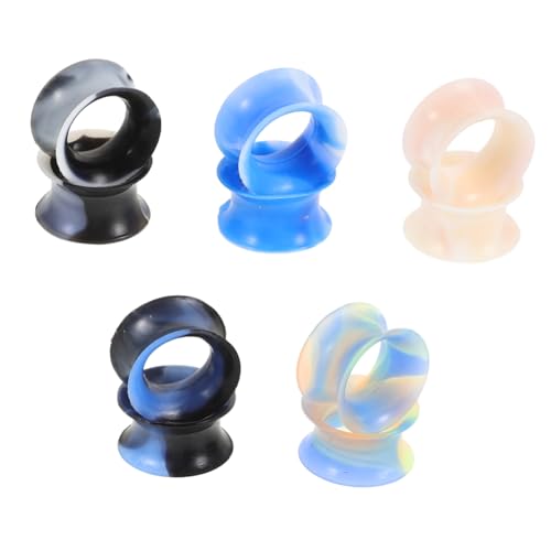 VANZACK 10 Stück Teiliges Silikon Ohr Expander Flexible Ohr Gauges für Männer und Frauen Stylisches Ohrschmuck Anpassbare Ohrdehner Verschiedenen Farben für Alltag und Partys VANZACK 10 Stück Teiliges Silikon Ohr Expander Flexible Ohr Gauges für Männer und Frauen Stylisches Ohrschmuck Anpassbare Ohrdehner Verschiedenen Farben für Alltag und Partys von VANZACK