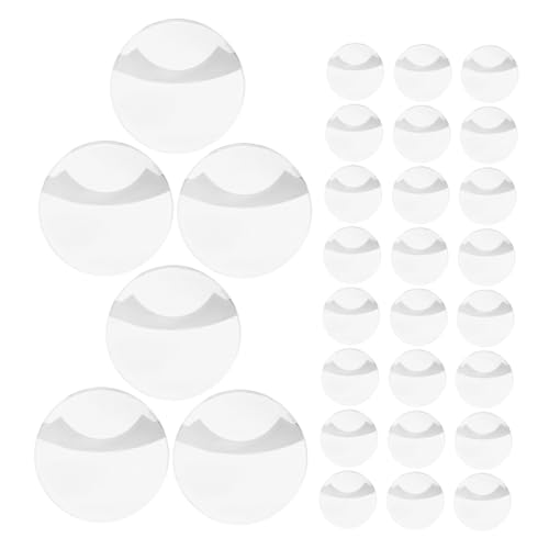 VANZACK 100 Stück Transparente Runde Badge Schutzcover Klarer Kreisförmiger Abdeckschutz Für Button Pins Anime Sammeln Display von VANZACK