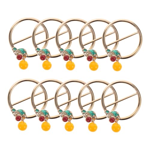 VANZACK 10stücke Schalring Clips Für Damen Dekorative Schal Schnallen Aus Langlebigem Zinklegierung Einfache Anwendung Elegantes Design Für Jeden Anlass Schal Halter Für Kleidung Und von VANZACK
