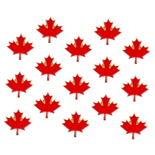 VANZACK 15 Stück Teiliges Maple Leaf Broschen Langlebigem Metall mit Edlem Ahornblatt Design Vielseitig Einsetzbar für Kleidung Hüte Taschen Modischer Herbst und Thanksgiving Anstecker VANZACK 15 Stück Teiliges Maple Leaf Broschen Langlebigem Metall mit Edlem Ahornblatt Design Vielseitig Einsetzbar für Kleidung Hüte Taschen Modischer Herbst und Thanksgiving Anstecker von VANZACK