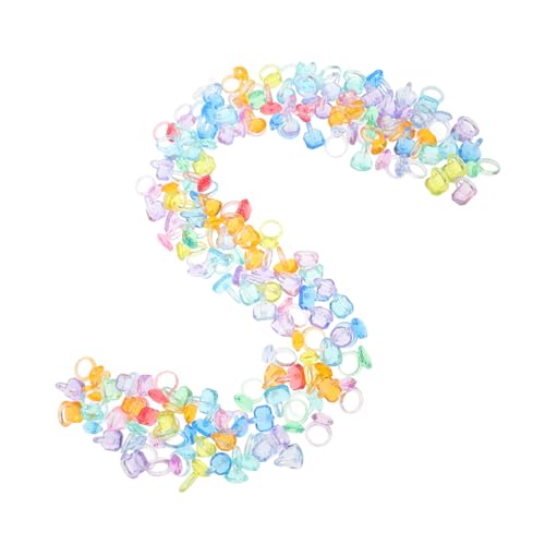 VANZACK 158stücke Mädchen Ringe Zarte Farben Junge Mädchen Schmuck Fingerringe Acrylringe Geburtstagsgeschenk Ringspielzeug Ringe Schmuck Für Junge von VANZACK