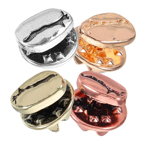 VANZACK 16 Stück Kreative Kaffeebohnen Brosche Metalllegierung Anstecknadeln Schmuck für Kleidung Rucksäcke Jacken Modische Accessoires von VANZACK