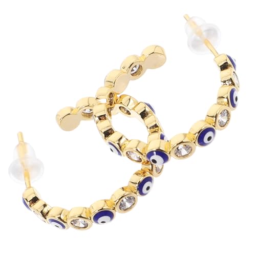VANZACK 1Paar Damen Creolen mit Augen Ohrstecker für Teenager Frauen Trendiger Schmuck im Geometrischen Design Perfektes für Freunde Familie VANZACK 1Paar Damen Creolen mit Augen Ohrstecker für Teenager Frauen Trendiger Schmuck im Geometrischen Design Perfektes für Freunde Familie von VANZACK