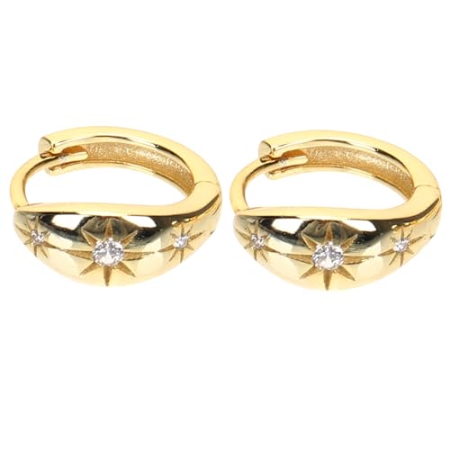 VANZACK 1Paar Goldene Schleifenohrringe Mit Funkelnden Strasssteinen Diamantohrringe Für Frauen Modisches Zubehör Im Zeitlosen Design Für Besondere Anlässe VANZACK 1Paar Goldene Schleifenohrringe Mit Funkelnden Strasssteinen Diamantohrringe Für Frauen Modisches Zubehör Im Zeitlosen Design Für Besondere Anlässe von VANZACK