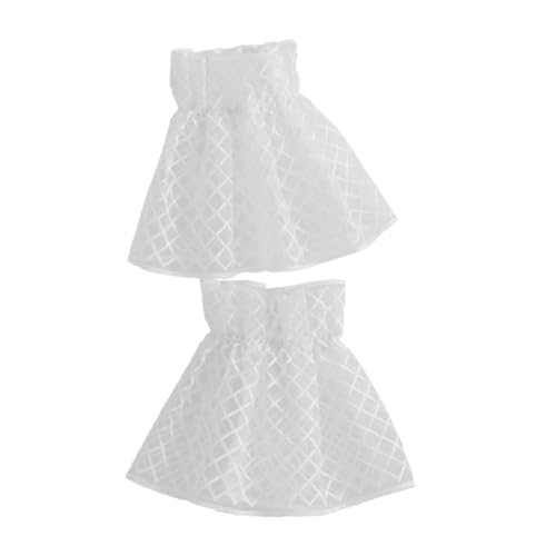 VANZACK Handgelenkmanschetten Für Damen Weißer Spitzen-handgelenk-aufsatz Abnehmbare Fingerlose Handmanschetten Kleidungsaccessoires Für Kostümpartys Und Konzerte von VANZACK