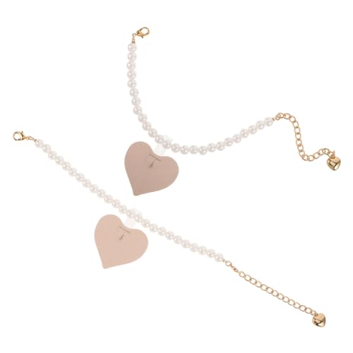 VANZACK 1Paar High Heels Schuhschmuck Kette Rutschfeste Clips mit Verstellbarer Schnalle für Damen Perlenkette für Formelle Anlässe Besonderen Anlässe von VANZACK