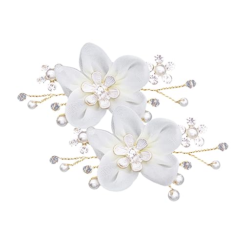 VANZACK 1Paar Hochzeit Schuhschnallen Für Damen Abnehmbare Schmuck Clips Mit Schleife Eleganter Schuhschmuck Für High Heels Flats Für Partys Besondere Anlässe Langlebiges von VANZACK