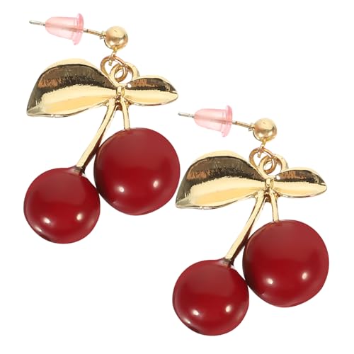 VANZACK Kirschohrstecker in Schleifenform Kirschform Ohrringe Ohrschmuck Ohrhänger Schmuck Für Mädchen VANZACK Kirschohrstecker in Schleifenform Kirschform Ohrringe Ohrschmuck Ohrhänger Schmuck Für Mädchen von VANZACK