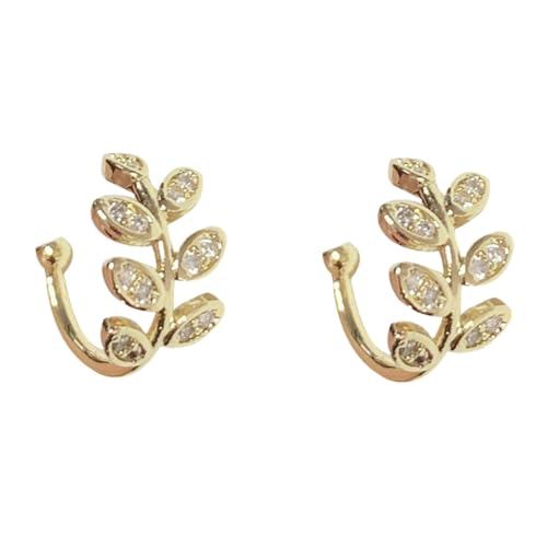 VANZACK 1Paar Ohrknochenklammern Für Damen Stilvolle Ohrclips Ohrloch Goldene Ohrdekorationen Hochwertigem Angenehm Zu Perfektes VANZACK 1Paar Ohrknochenklammern Für Damen Stilvolle Ohrclips Ohrloch Goldene Ohrdekorationen Hochwertigem Angenehm Zu Perfektes von VANZACK