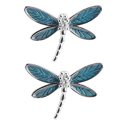 VANZACK Libellenohrringe Aus 925 Stück Silber Modische Ohrstecker Für Damen Leuchtende Farben Charmanter Ohrschmuck Für Alltag Und Besondere Anlässe Für Geschenke An Freundinnen Und von VANZACK