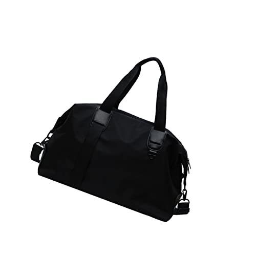 VANZACK Trainingsbeutel Tragbare Sporthandtasche Sporttasche Trainingstasche Umhängetasche Für Yoga Kurztrips Damen Herren Erwachsene Schwarz von VANZACK
