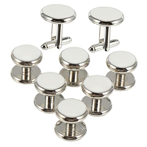 VANZACK 1Satz Französische Manschettenknöpfe Handwerk Manschettenknöpfe für Herren Klassische Cufflinks Hochzeitsaccessoires Deko für Anzüge von VANZACK