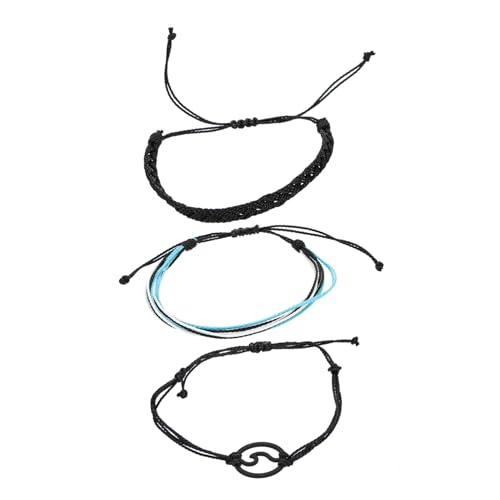 VANZACK Böhmisches Armbandset für Frauen Handgefertigte Baumwollfadenarmbänder Geflochtene Freundschaftsarmbänder Trendy Schmuck für Teenager Mädchen Langlebig und Wasserfest von VANZACK