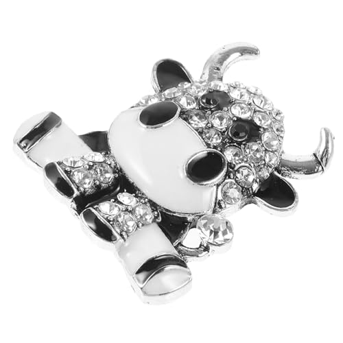 VANZACK 1Stück Cartoon Brosche Kuhform Legierung Brustnadel Schmuck für Frauen Stilvolle Langlebige Dekoration für Outfits Accessoires von VANZACK
