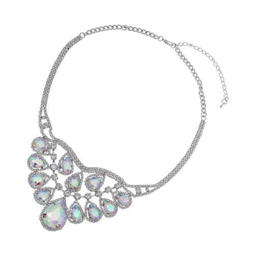 VANZACK 1Stück Chic Halsschmuck mit Halskette für Hochzeiten Partys Besondere Anlässe Wassertröpfchen Design Perfektes für Ihre Liebsten oder Sich von VANZACK