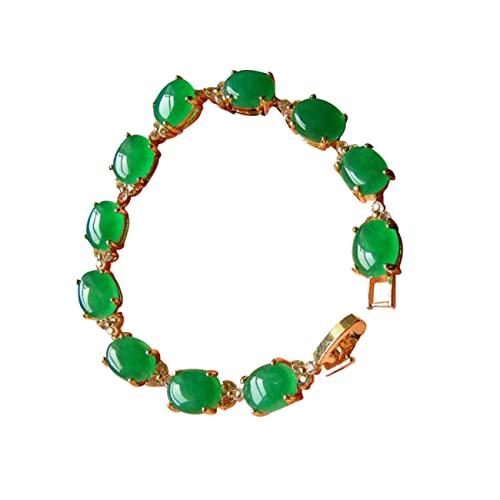 VANZACK 1Stück Jadeite Armband Modisches Jade Armband Sortierten Farben für Partys Handgelenkdekoration für Damen von VANZACK