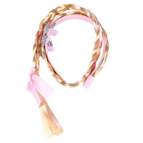 VANZACK MäDchen Haarreif Mit Lange Geflochtene Cosplay PerüCke Aus StrapazierfäHigem Stoff FüR KostüMfeiern Dekorativ Und Bequem von VANZACK