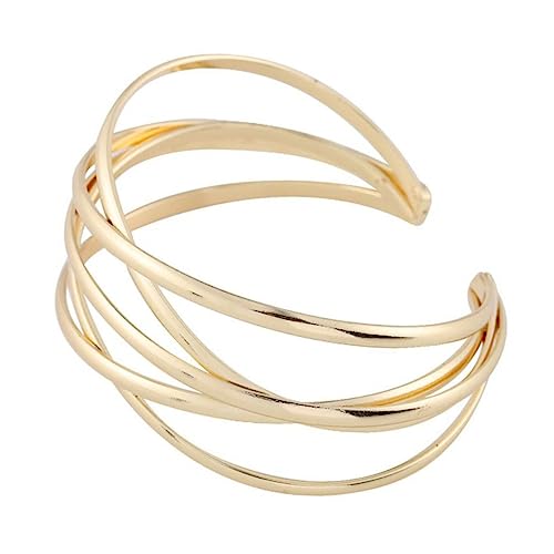 VANZACK Modisches Armband Flexible Handkette Handanhänger Goldfarben Hochwertiges Eisenmaterial Exquisites Design Für Damen Brautkleid-accessoire Stylische Handkette von VANZACK