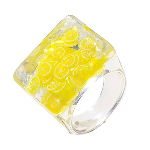 VANZACK 1Stück Transparente Harz Ringe Für Frauen Stilvoller Fingerring Im Design Farbige Ring Schmuckstücke Als Geburtstagsgeschenk VANZACK 1Stück Transparente Harz Ringe Für Frauen Stilvoller Fingerring Im Design Farbige Ring Schmuckstücke Als Geburtstagsgeschenk von VANZACK
