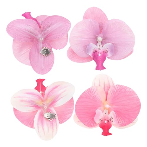 VANZACK 2 Paar Orchideenblumen Schuhclips für Damen Sandalen Elegante Abnehmbare Schuhverzierungen Atmungsaktive Sandalenaccessoires Leichtes Design für Strandurlaub und Alltag von VANZACK