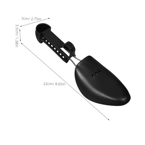 VANZACK 2 Paare Frauenschuhunterstützung Plastikschuhbaumschaper Schuhfüller Damen Schuhspanner frauen Schuhspannerständer Schuhspanner verstellbar Schuhstrecker für Stiefel Schwarz von VANZACK