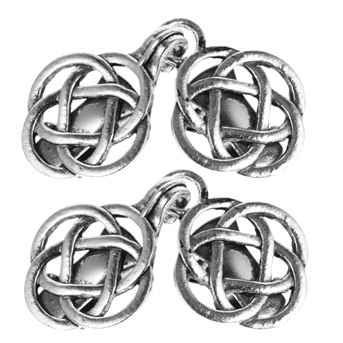 VANZACK 2 Paare Vintage Cardigan Clip Retro Kragenclips aus Langlebiger Zinklegierung Vielseitiger Pulloververschluss für Eleganter Schal und Hemdclip Sicherer Halt für Strickjacken und von VANZACK