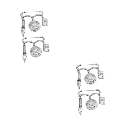 VANZACK 2 Sätze Abschlussbroschen Anstecknadeln Erinnerungsgeschenk Für Absolventen Für Kleidung Accessoires Lehrer Klassenkameraden 2 Stücke * 2 von VANZACK