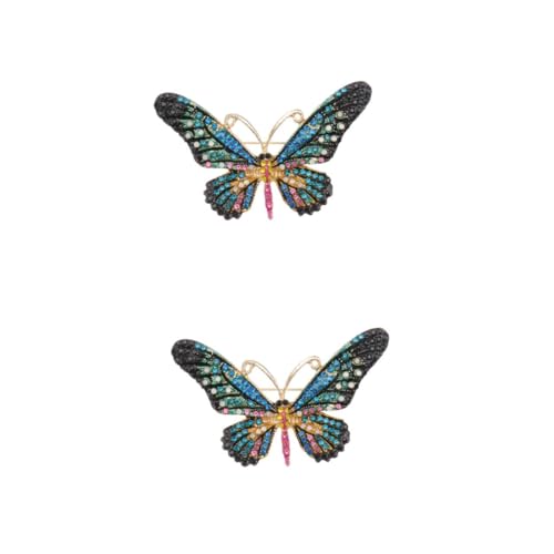 VANZACK 2 Stck. Schmetterlingsbrosche Stilvolle Corsage für Damen für Partys Besondere Anlässe Modisches Accessoire für Kleidung Schals Taschen von VANZACK