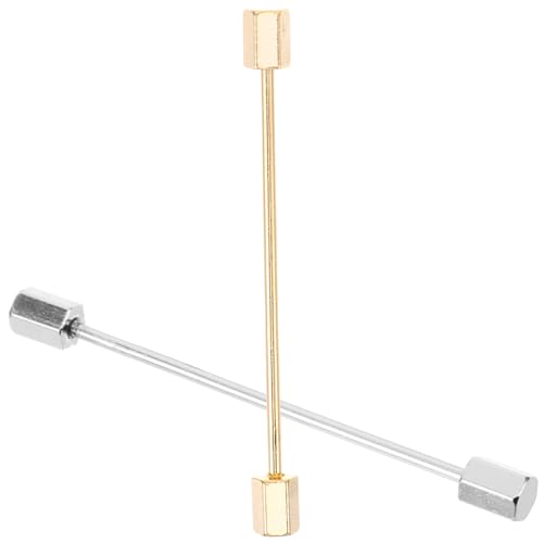 VANZACK 2stücke Herren Kragenstegnadel Aus Metall Hochwertige Krawattennadel Für Anzüge Und Hemden Stilvolle Accessoires Für Formelle Anlässe Und Alltag von VANZACK