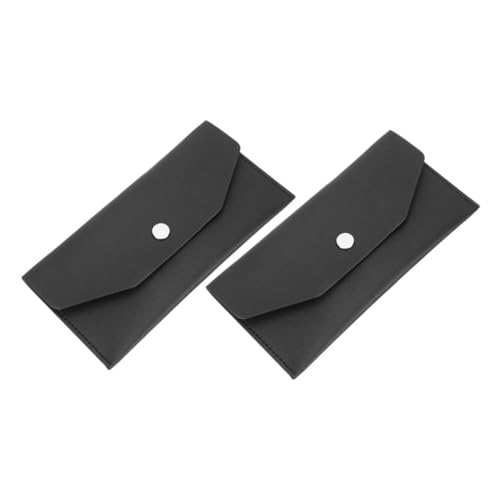 VANZACK 2 Stück Damen Geldbörse Lang aus Robustem PU Material Stilvolle Enveloppe Clutch Leicht und Langlebig für Reisen und Alltag zur Sicheren Aufbewahrung von Bargeld und Dokumenten von VANZACK