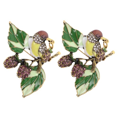 VANZACK 2 Stück Elster-Brosche kawaii Brosche Damennadel Hübsche tierische Kristallbrosche Hübsche Tierstifte Westernbrosche Vogel Anstecknadel Schalnadel Broschen für Frauen Zinklegierung VANZACK 2 Stück Elster-Brosche kawaii Brosche Damennadel Hübsche tierische Kristallbrosche Hübsche Tierstifte Westernbrosche Vogel Anstecknadel Schalnadel Broschen für Frauen Zinklegierung von VANZACK