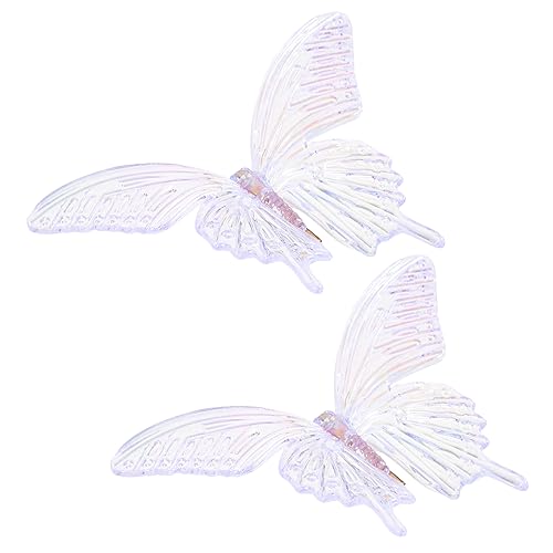 VANZACK 2 Stück Große Haarklammern im Schmetterlingsdesign Haarspangen für Mädchen Süße Haaraccessoires für Kreative Frisuren Langlebig und Farbenfroh für von VANZACK