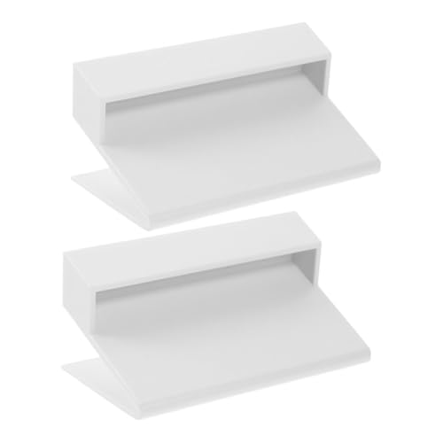 VANZACK 2 Stück Kartenhalter für Schreibtisch Kompakter Visitenkartenständer aus Langlebigem Material Multifunktional für Visitenkarten Notizzettel und Bürobedarf Platzsparend und Einfach von VANZACK