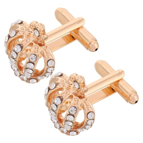 VANZACK 2 Stück Manschettenknöpfe für Teiliges mit Funkelnden Strasssteinen Accessoire für Formelle Anlässe Hochzeiten Glänzend Komfortabel Gefertigt von VANZACK