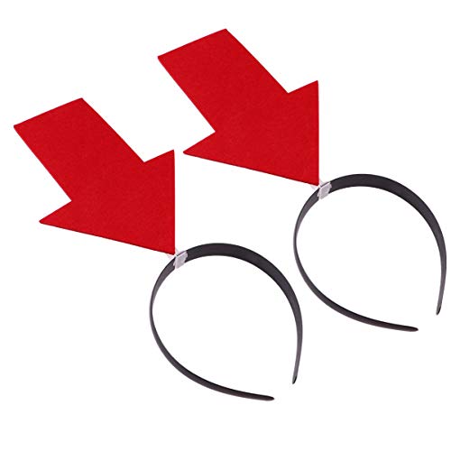 VANZACK Modisches Stirnband Haar-accessoires Lustiger Nach Unten Stirnband Karneval Kopfschmuck Haarband Pfeilspitze VANZACK Modisches Stirnband Haar-accessoires Lustiger Nach Unten Stirnband Karneval Kopfschmuck Haarband Pfeilspitze von VANZACK