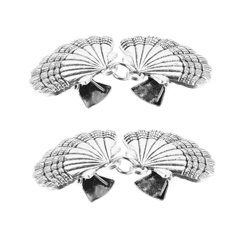 VANZACK 2 Stück Pullover-Clip-Schnalle Cardigan-Clips Pulloverklammern, um den Pullover zusammenzuhalten Kleiderclips für Damenbekleidung Schalclips für Damen Zinklegierung Silber von VANZACK