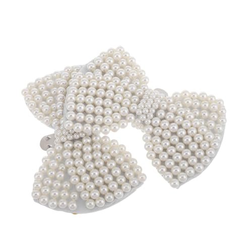 VANZACK 2stücke Schuhschnallen Zum Anklipsen Für Damen Weiße Schleifen-schuhclips Abnehmbare Schuhschmuckclips Dekorative Schuhaccessoires Für Flache Schuhe Und High Heels von VANZACK