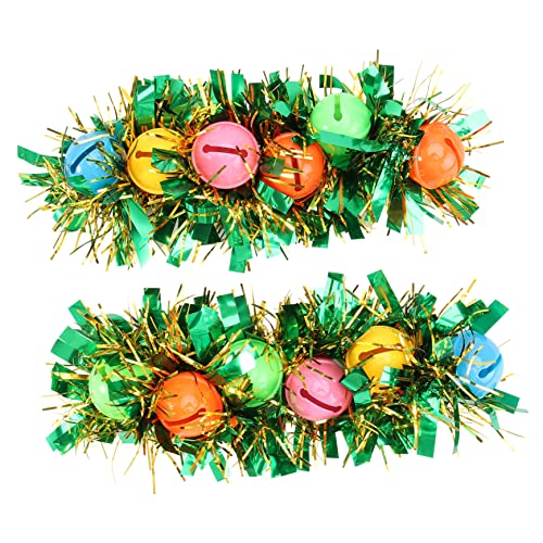 VANZACK 2 Stück Tanzleistungsarmbänder mit Glocken Dekorative Handgelenkketten für Karneval Partydeko für Festliche Anlässe Auftritte von VANZACK