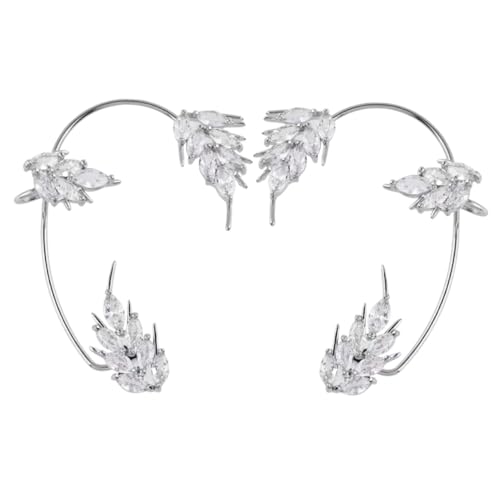 VANZACK 2 Stück Teiliges Ohrklemme Damen Ohrschmuck Elegantes Design Ohrclip Für Ohrlöcher Modisch Ohrklemme Schmuck Für Alltag Party Und Festliche Anlässe von VANZACK