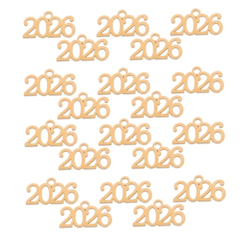 VANZACK 20stücke Edelstahl Zahlen Charm Für Armbänder Halsketten Schlüsselanhänger Diy Bastelbedarf Jahreszahl Anhänger Mit Quaste Für Feiertage Und Erinnerungen von VANZACK