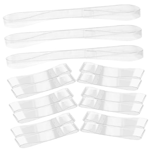 VANZACK 20 Stück Teiliges Transparente Abnehmbare High Heels Schuhriemen Elastische Pumps Riemchen Bequeme Strapazierfähige Schuhstraps für Damen Verhindert Abrieb und Schuhverlust von VANZACK