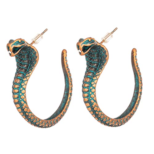 VANZACK 2Stücke Schlangenförmige Ohrringe Für Damen Kreative Stilvolle Ohrstecker Im Retro Design Perfektes Für Frauen Modischer Schmuck VANZACK 2Stücke Schlangenförmige Ohrringe Für Damen Kreative Stilvolle Ohrstecker Im Retro Design Perfektes Für Frauen Modischer Schmuck von VANZACK