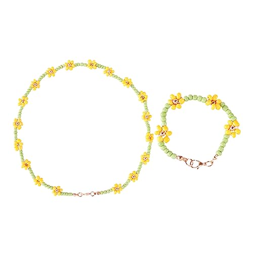 VANZACK 2Stücke Teiliges Set Schmuck Bastelset Handgemachte Perlen Halskette Armband für Mädchen für Geburtstagsfeiern und Kreative Anlässe VANZACK 2Stücke Teiliges Set Schmuck Bastelset Handgemachte Perlen Halskette Armband für Mädchen für Geburtstagsfeiern und Kreative Anlässe von VANZACK