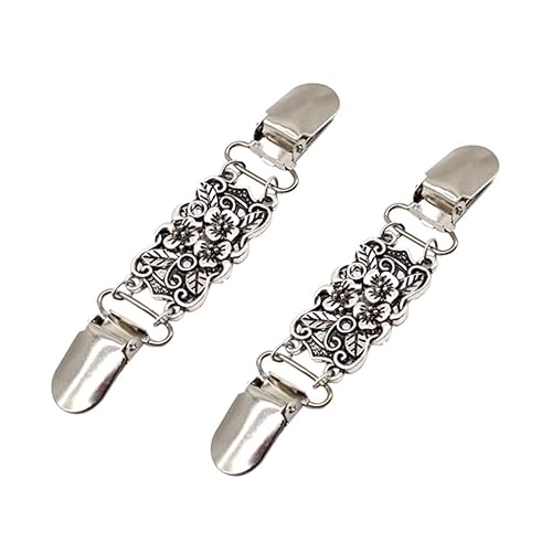 VANZACK 2Stücke Vintage Pullover Clips für Damen Dekorative Strickjacken Clips Elegantes Design für Schals für Besondere Anlässe von VANZACK