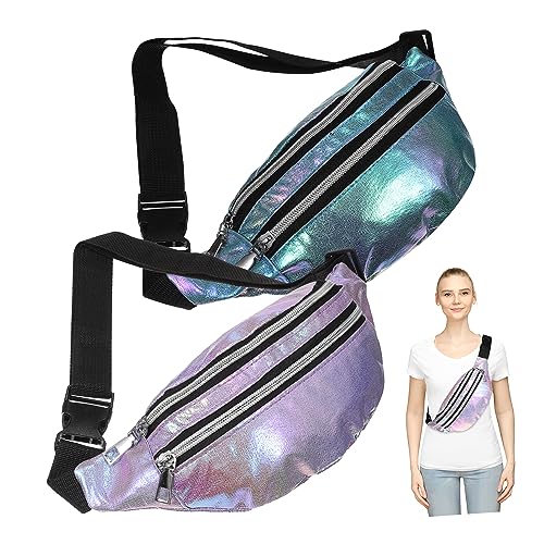 VANZACK 2stücke Damen Bauchtasche Wasserdichtem Oxford Umhängetasche Für Sport Und Reisen Design Und Geräumiger Kapazität von VANZACK