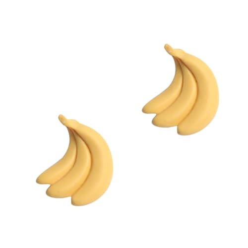 VANZACK 3 Paare Bananen Ohrstecker Damen Obst form Ohrringe Modisch Leicht Schmuck Geschenk Für Alltag Party Hochzeit von VANZACK