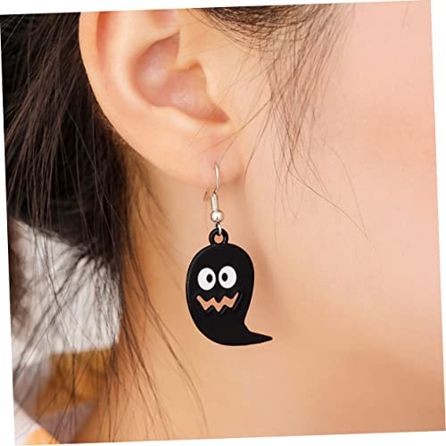 VANZACK 3 Paare Halloween Ohrringe mit Kürbis und Anhänger Lustige Alloy Ohrhänger für Damen und Mädchen Vielseitiger Ohrschmuck für Kostüm und Maskerade Farblich Assortiert von VANZACK