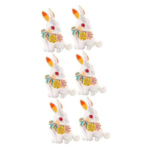 VANZACK 3 Sätze Ostern Brosche Dekorative Kaninchen Broschen Für Damen Tier Schmuck Für Hochzeiten Partys Kreatives Design 2 Stücke * 3 von VANZACK