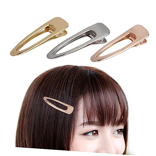 VANZACK 3 Stück Teiliges Geometrische für Damen und Mädchen Leichte Langlebige Legierung Modische Bunte Haarclips in Gold Silber und Roségold Einfacher Halt für Dünnes und Mittleres Haar von VANZACK